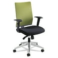 Safco Tez Series Manager SynchroTilt Task Chair, Green Mesh Back