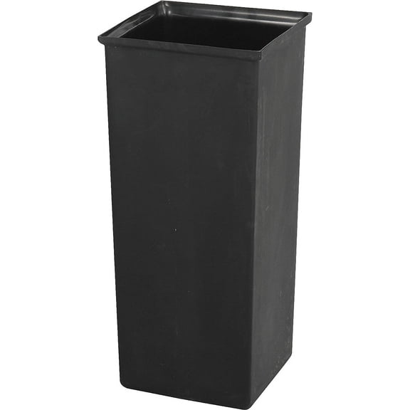Safco Trash Can Liner for 21 Gallon Garbage Cans, Plastic Insert Easy to Remove and Clean, Black CA2