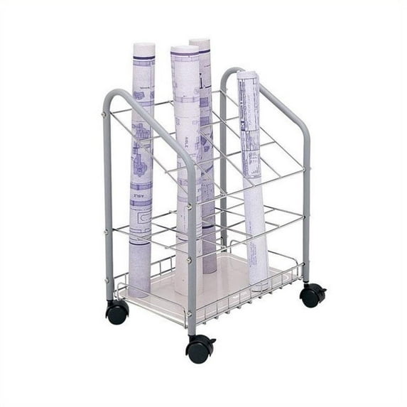 Safco Tubular Steel Wire Roll File -12 Compartments