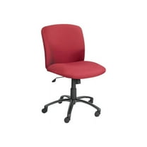Safco Uber Big and Tall Mid Back - Chair - swivel - polyester - burgundy