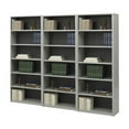 thumbnail image 1 of Safco ValueMate Standard 6 Shelf Economy Steel Wall Bookcase in Gray, 1 of 1