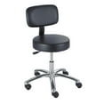 thumbnail image 1 of Safco Vinyl Lab Stool with Adjustable Pneumatic Lift in Black, 1 of 3