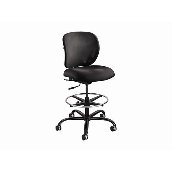 Safco Vue Heavy Duty Extended Height Stool Black Office Chair