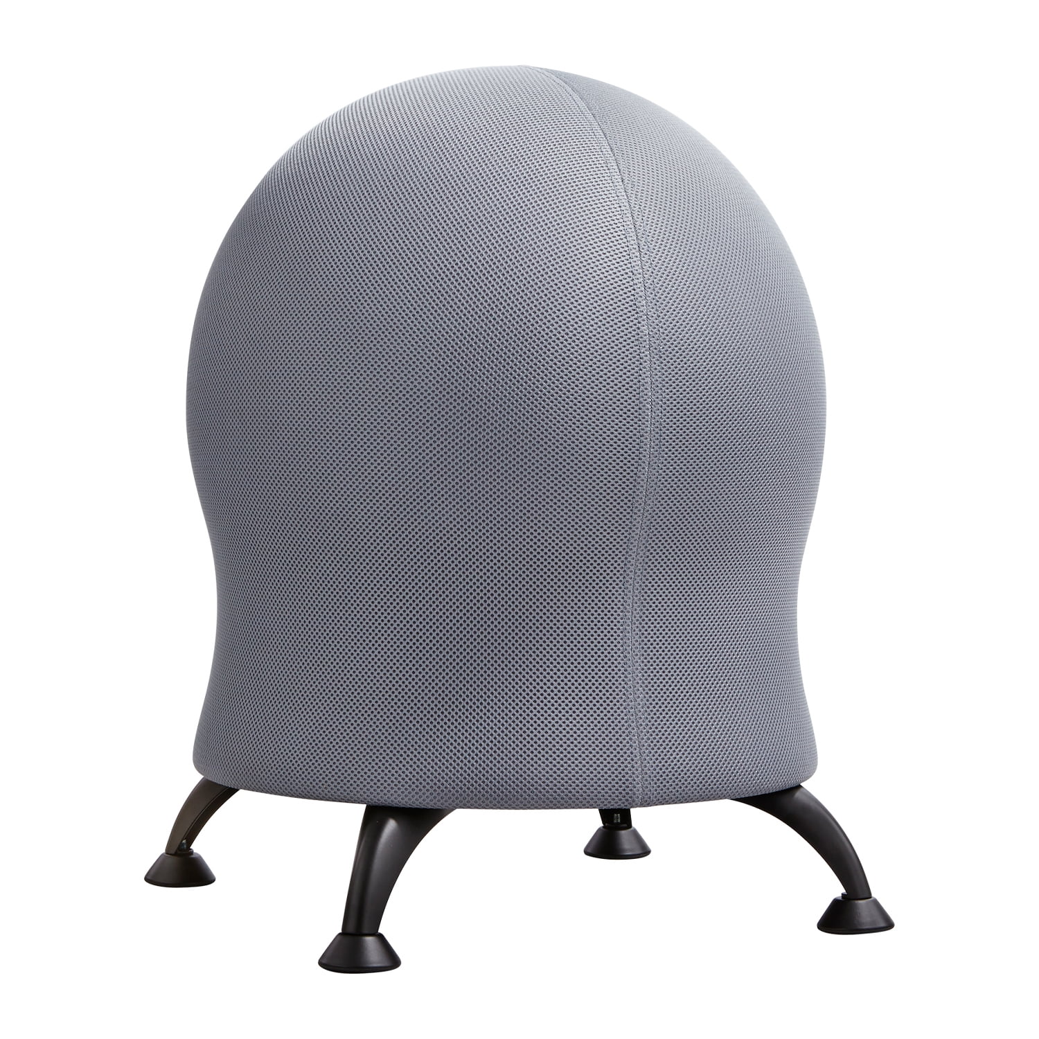 Zenergy Gray Mesh Fabric Active Seating Exercise Ball Chair