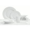 Safdie & Co. 16Piece Topia Classic Dinner Set, White