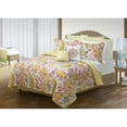 thumbnail image 1 of Safdie & Co. 3-piece Bliss Microfiber Double Queen Quilt Set in Multi-Color, 1 of 3