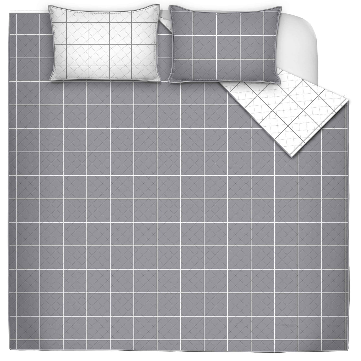 Safdie & Co. 3-piece Polyester Michaila Double Queen Quilt Set in Multi