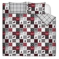 thumbnail image 1 of Safdie & Co. 3-piece Polyester Patchwork Double Queen Quilt Set in Multi-Color, 1 of 3