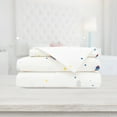 thumbnail image 1 of Safdie & Co. 4-piece Modern Polyester Space Double Sheet Set in White, 1 of 3
