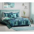 thumbnail image 1 of Safdie & Co. 7-piece Polyester Grafix Queen Comforter Set in Multi-Color, 1 of 2