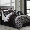thumbnail image 1 of Safdie & Co. 7-piece Polyester Jacquard Cole Double Comforter Set in Multi-Color, 1 of 3