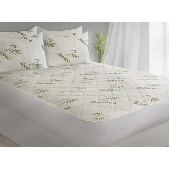 Mattress Protector Queen Bamboo Jacquard