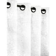 thumbnail image 1 of Safdie & Co. Curtain Jaquard Panel 84"L Ultimate Blackout in White (Set of 2), 1 of 2