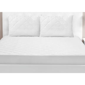 Mattress Protector King Quilted White