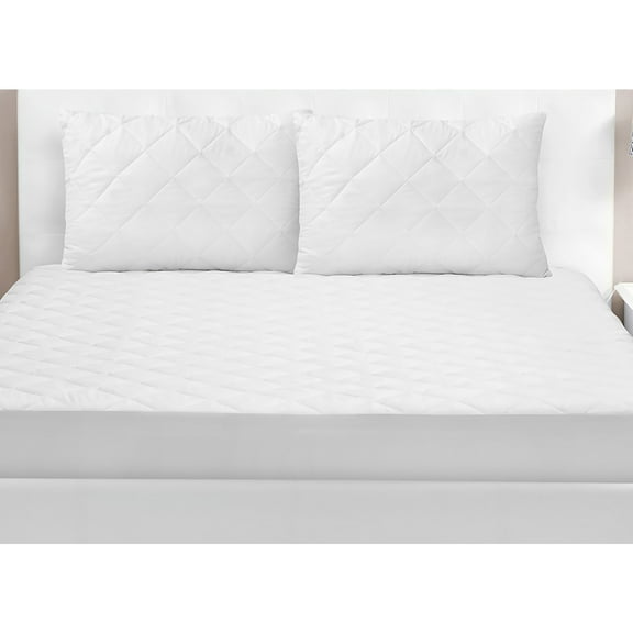 Mattress Protector King Quilted White