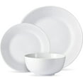 thumbnail image 1 of Safdie & Co. Porcelain Dinnerset 12 Piece Plain White Round Rim Aspen, 1 of 14