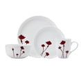 thumbnail image 1 of Safdie & Co. Porcelain Dinnerset 16 Piece Scarlet, 1 of 3