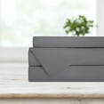 thumbnail image 1 of Safdie & Co. Solid 4 Piece Double Light Grey Sheet Set, 1 of 1
