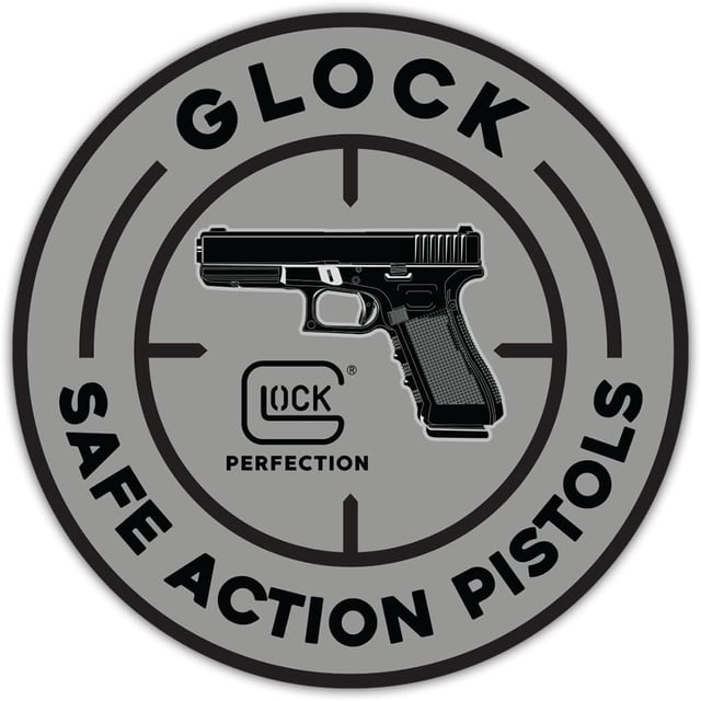 Sticker For Couch Safe Action Pistol Sticker, Firearm Enthusiast Graphic Decal for Gun ...