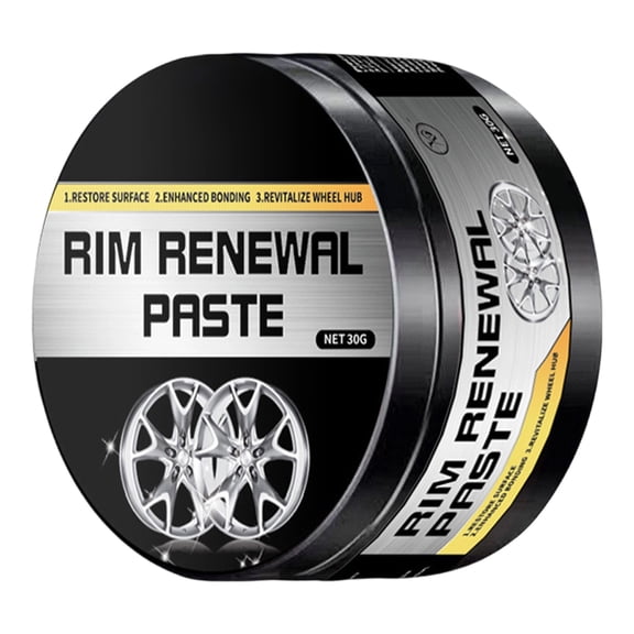 Safe All-Alloy Rim Restoration Cream, Multi-Function Wheel Care Polish Paste to Fill Scuffs, Clear Scratches & Renew Gloss