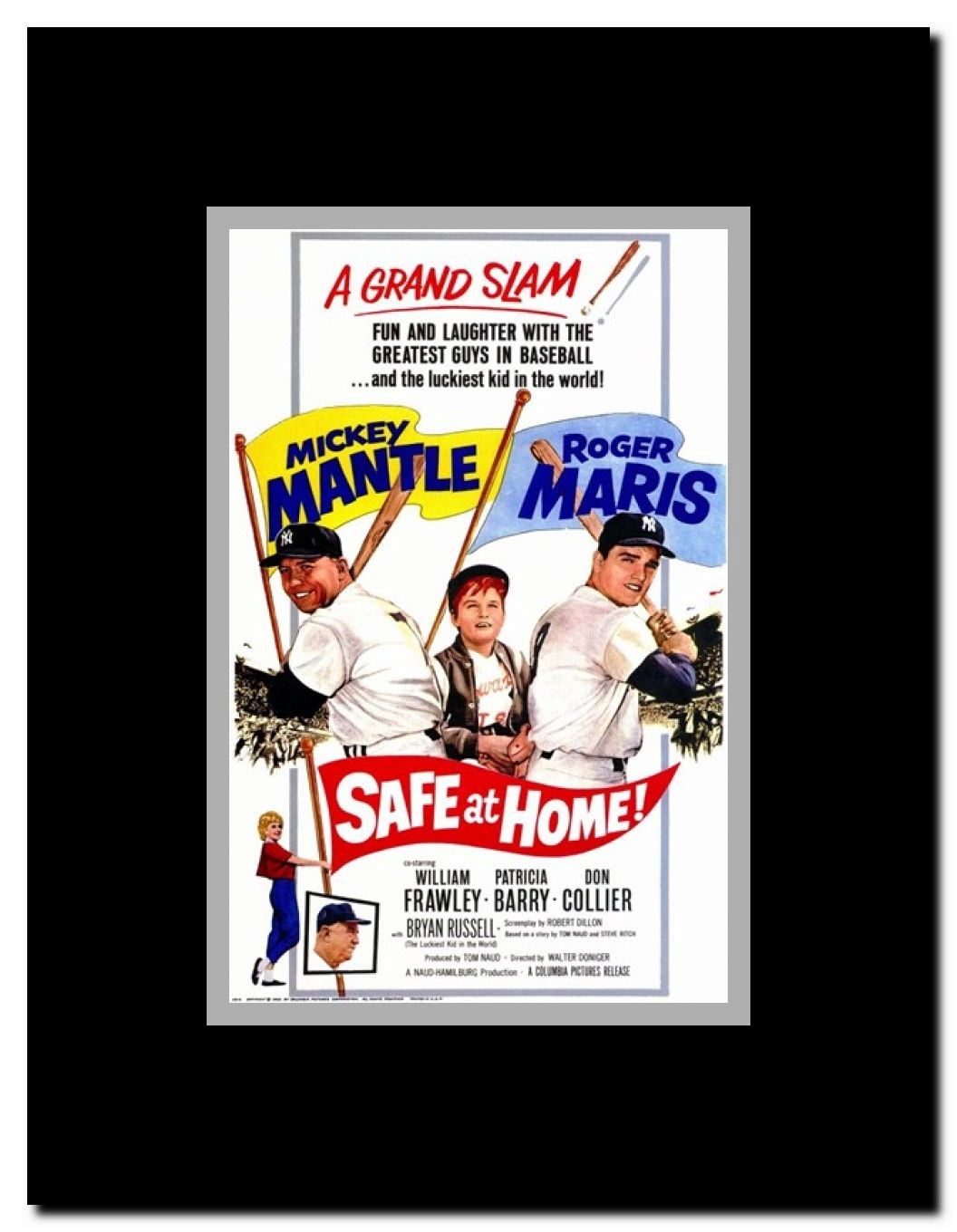 Safe At Home Framed Movie Poster