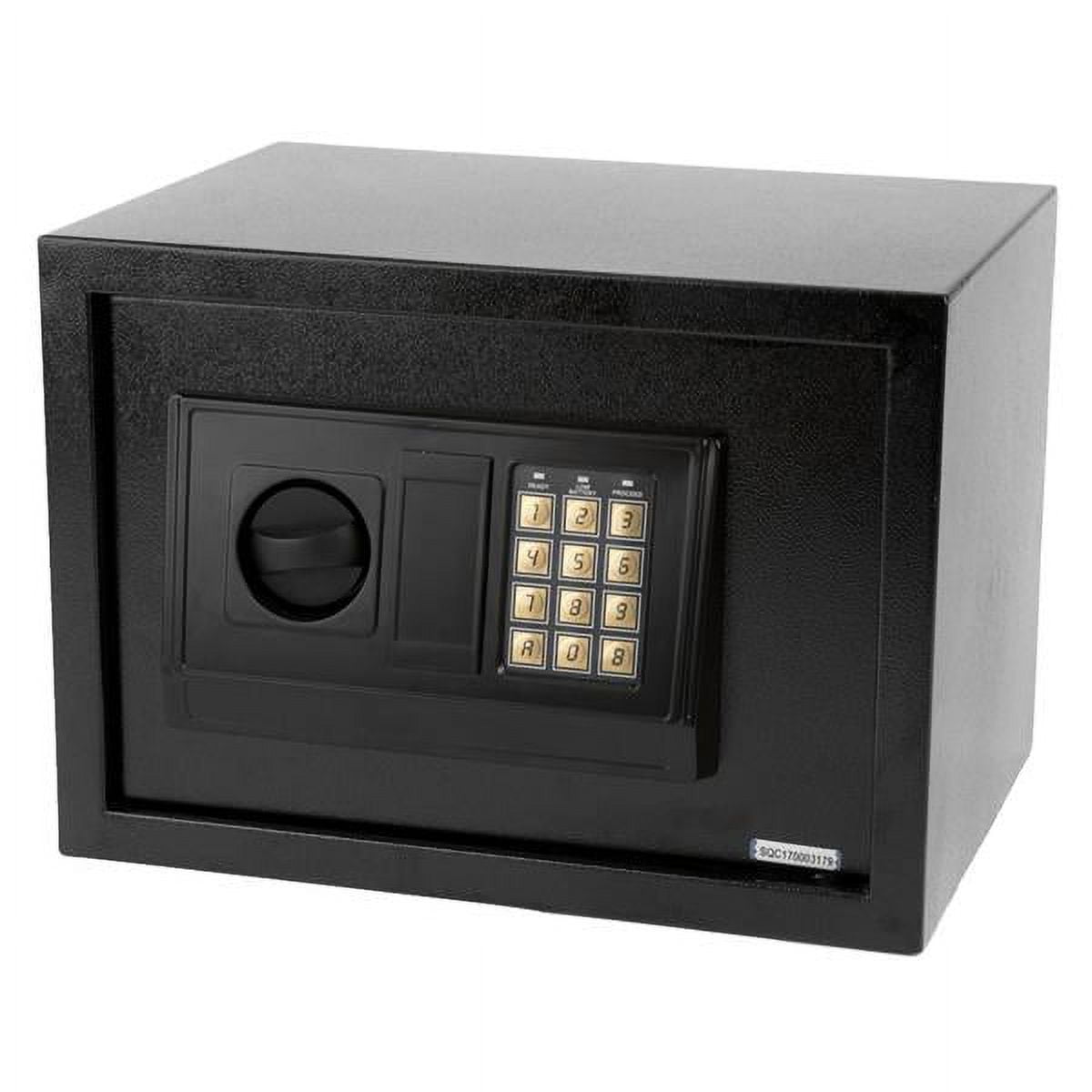 Safe Box for Home, Digital Electronic Steel Safe with Keypad, 2 Manual