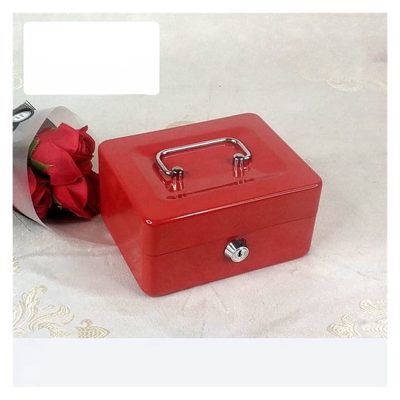 Safe Box Key Locker Safe Home Shop Steel Safe Money Box Storage Hidden Coin Money Jewellery ,Sturdy Security Lockbox