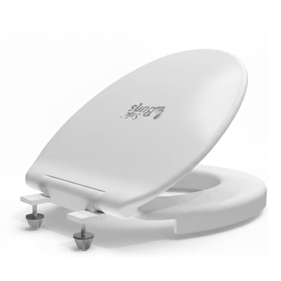 Safe Buns Round Soft Close Slip-Resistant Toilet Seat