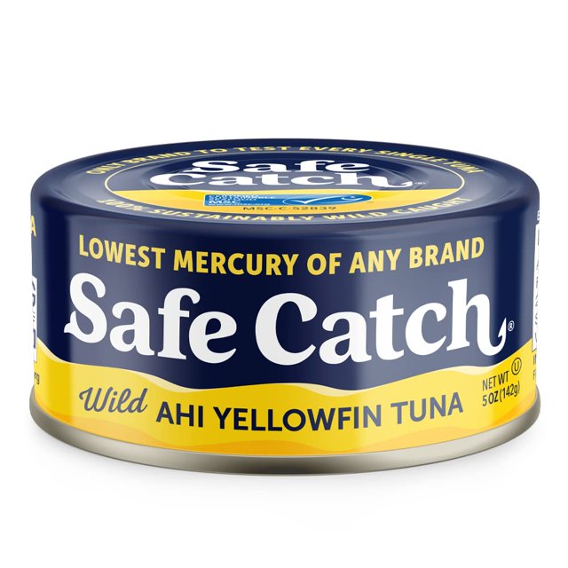 Safe Catch Ahi Tuna Wild Yellowfin Tuna Canned Low Mercury Can Tuna