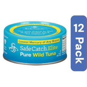 Safe Catch Elite Wild Tuna 5 oz (Pack of 12)