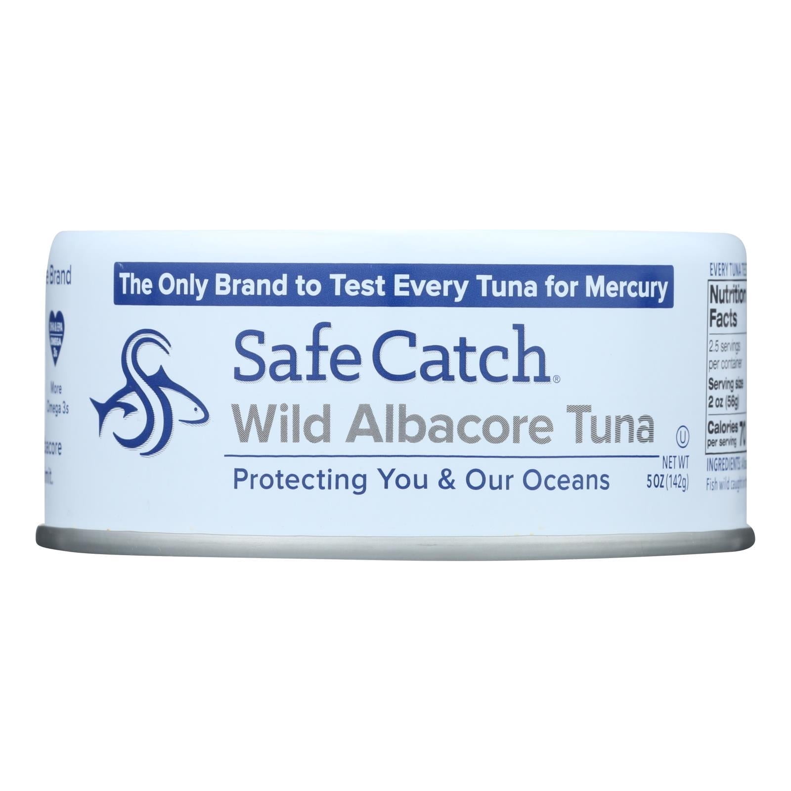 SAFECATCH Sustainably Caught Wild Albacore Tuna, 5 OZ, Case of 12
