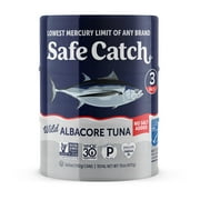 Safe Catch Wild Albacore Tuna 5 oz can, 3 pack
