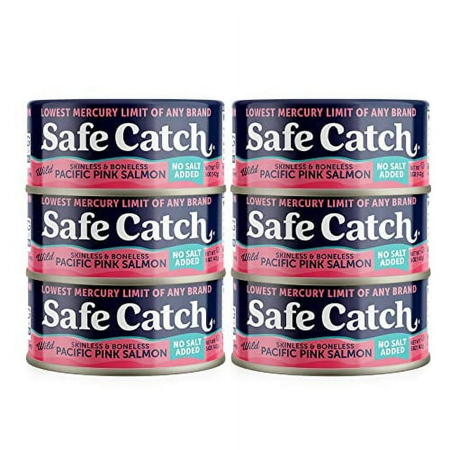 Safe Catch Wild Pacific Pink Salmon Canned WildCaught No Salt Added