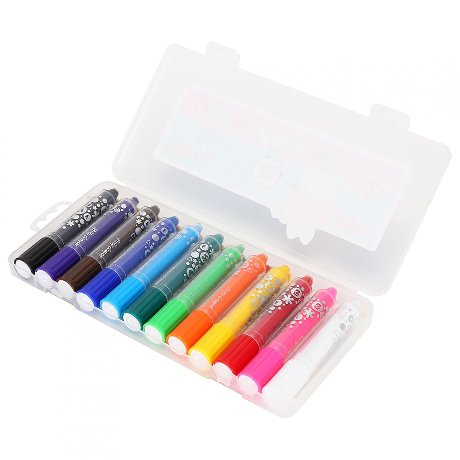 Safe Colorful Silky Crayon, Water-Soluble Crayon, Glass For Paper