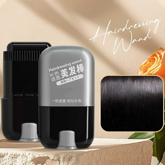 Safe and Convenient Comb Hair Dye, Portable Hair Colouring Cream, Touch up Comb, Waterproof and SweatProof Hair Dye Comb, Hair Dye with Comb, 2 in 1 Instant Dye for Gray Hair Coverage