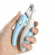 Safe Dog-Cat Nail Clipper and Trimmer with LED Light, Easy to Cut Toenail to Avoid Bloodline, Sharp and Durable Stainless Steel Blade for Dogs, Cats, Birds