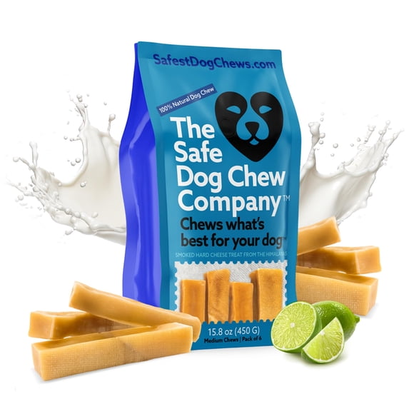 Safe Dog Chew Dental Treats for Dogs, Medium, 6 Packet