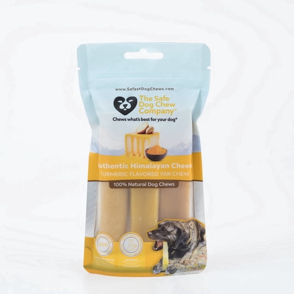 Safe Dog Chew Turmeric Flavored Dental Treats for Dogs, Small, 3 Chew Packet