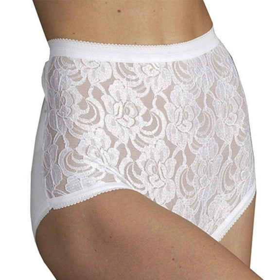 Safe & Dry Lace Front & 100% Cotton Back Incontinence Underwear With 6 Ply Integrated Crotch Panel