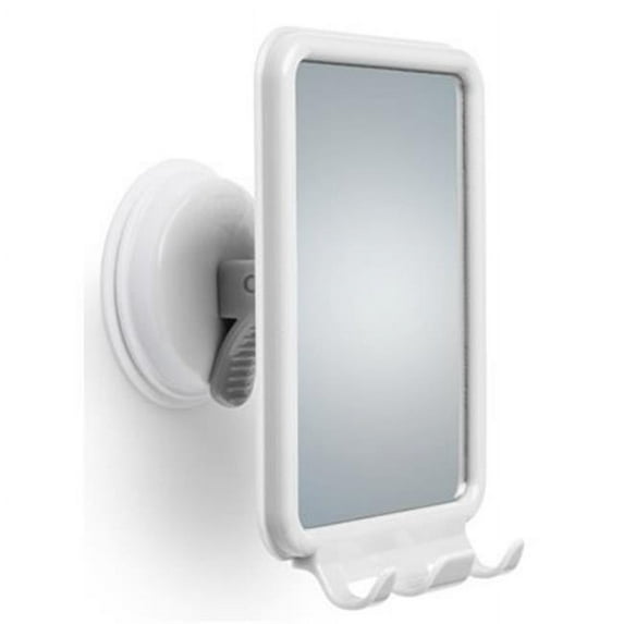 Safe Er Grip Shower Mirror, White