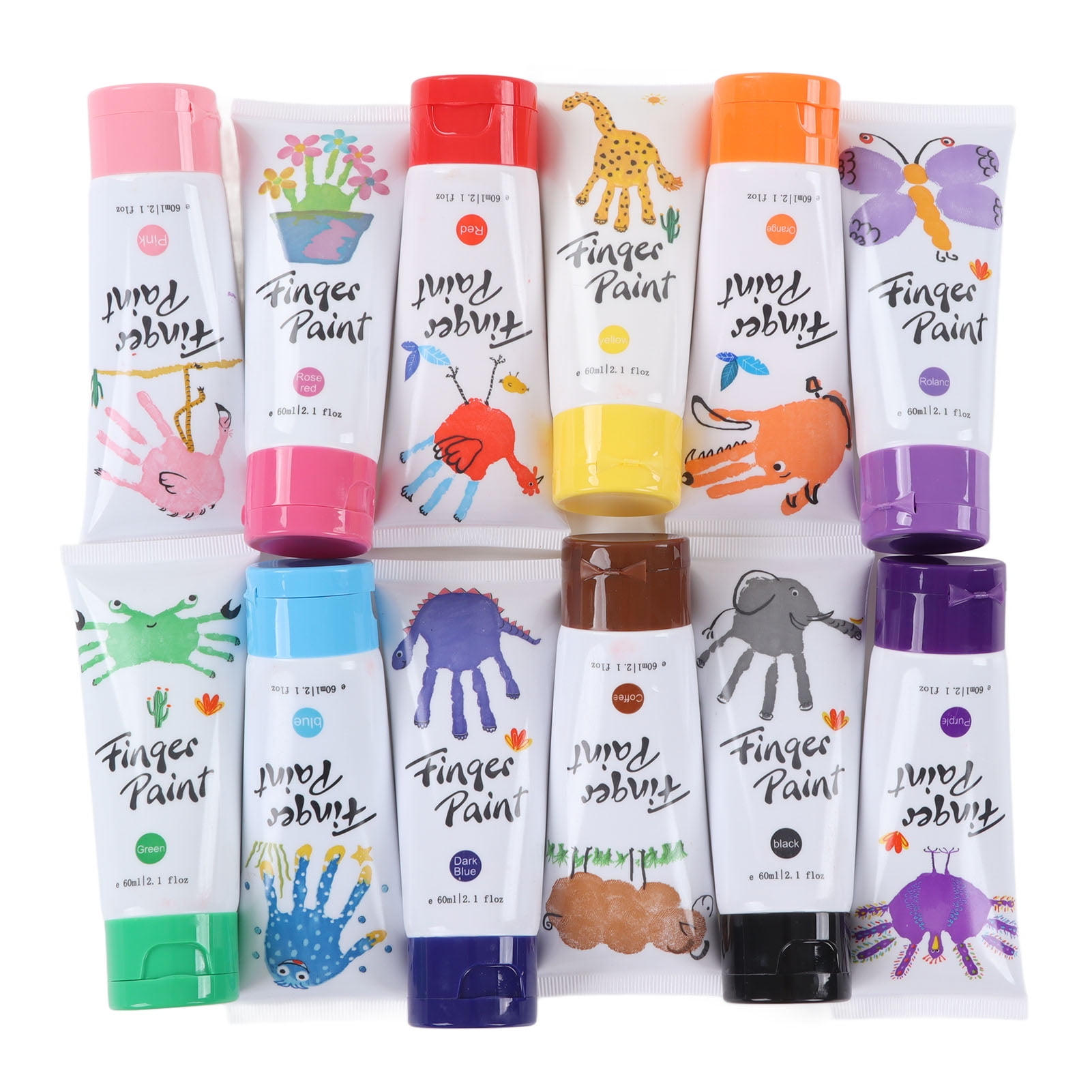 Safe Finger Paints For Toddlers, Finger Painting Set Washable, Art