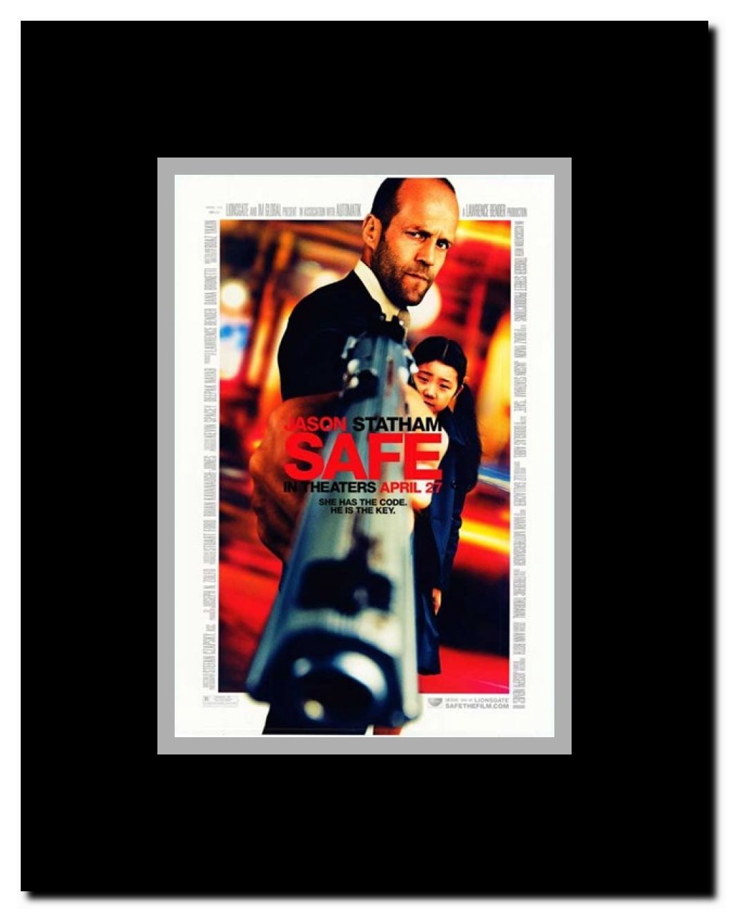 Safe Framed Movie Poster
