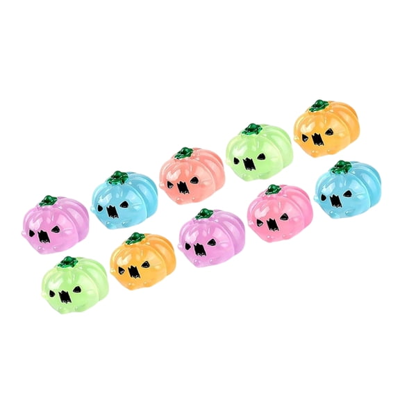 Safe Glow-in-Dark Pumpkin Decor, Kid-Friendly Halloween Party Supplies for Home & Porch
