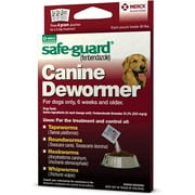 Safe-Guard Panacur (fenbendazole) K9 Dogs 40 lbs 4gm 3-Pack