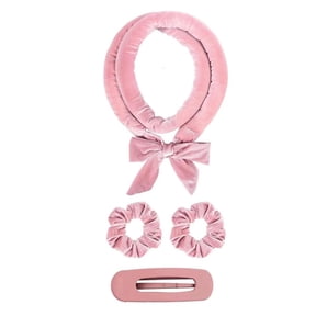 Safe Hair Rollers Band 4Pcs Fabric Hair Curling Tools For Overnight Hair Styling