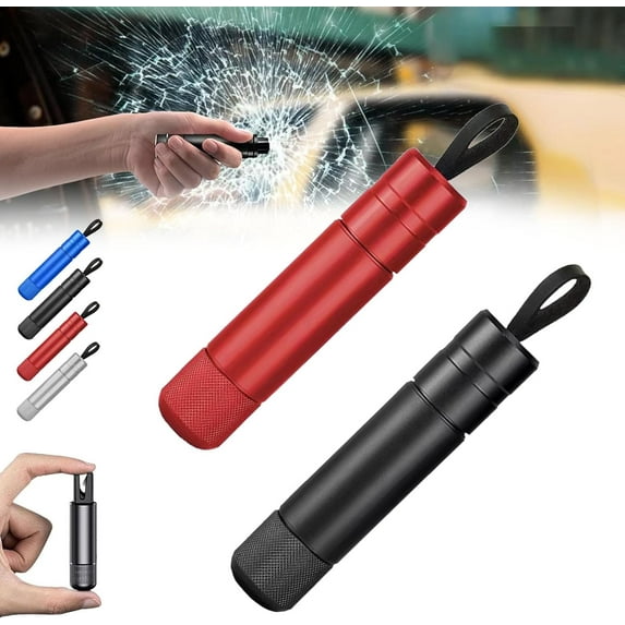 Safe Hammer Car Window Breaker - Safehammer Glass Breaker, Car Window Breaker Emergency Escape Tool, Window Breaker Seatbelt Cutter