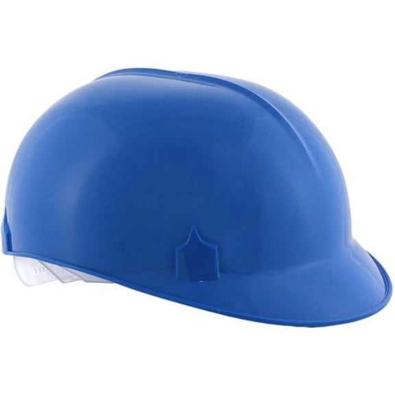 Safe Handler Bump Cap with 4 Point Pin Lock Suspension, HDPE Cap Style, Blue