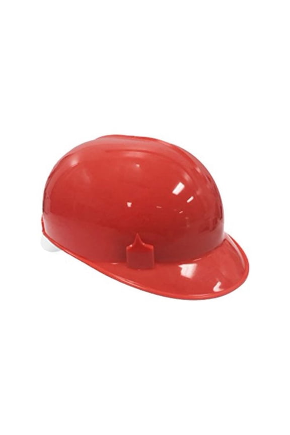Safe Handler Bump Cap with 4 Point Pin Lock Suspension, HDPE Cap Style, Red