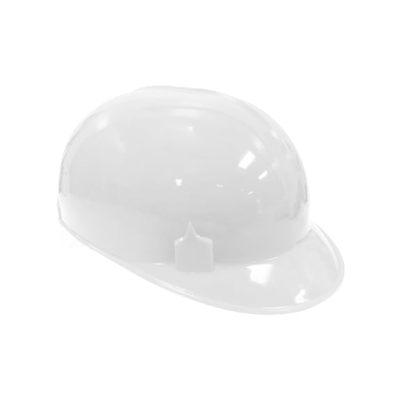Safe Handler Bump Cap with 4 Point Pin Lock Suspension, HDPE Cap Style, White