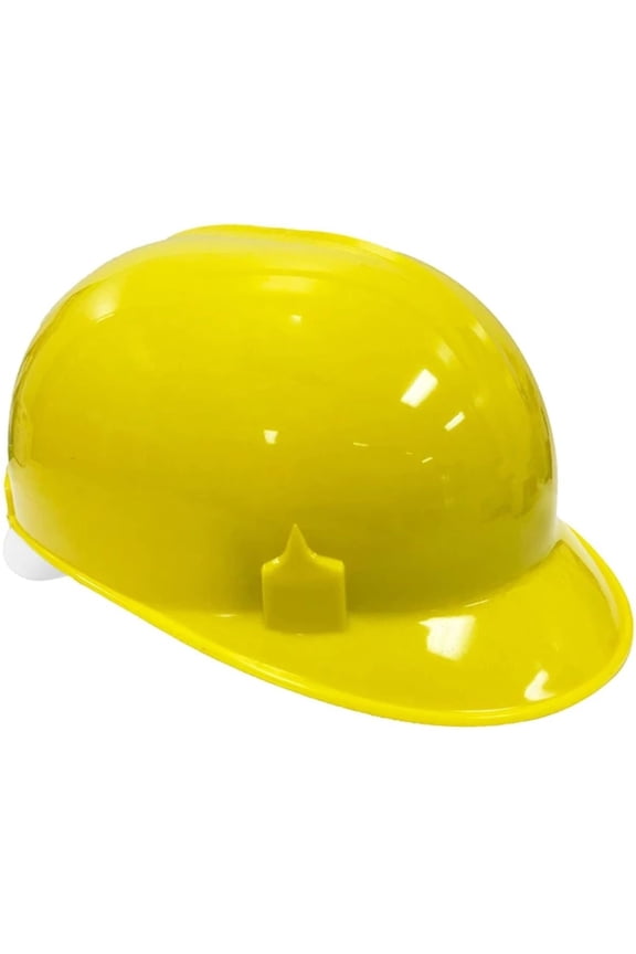 Safe Handler Bump Cap with 4 Point Pin Lock Suspension, HDPE Cap Style, Yellow